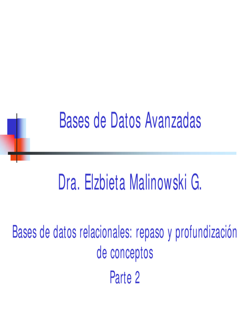 Silo - Tips - Bases de Datos Avanzadas | PDF | Arte