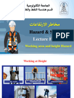 Lecture 5 - Working Area and Height Hazard