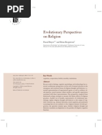 Evolutionary Perspectives on Religion (Boyer & Bergstrom 2008 - Annual Review 2009)