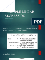 Multiple Linear Regression