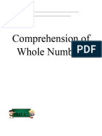 Comprehension of Whole Numbers