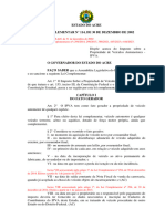 Lei Complementar N 114 - 2002-IPVA - Dispoe Acerca Do Imposto Sobre A Propriedade de Veiculos Automotores - IPVA - Atualizada LC 444-2023 (1) .