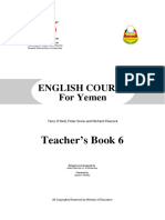 English Course For Yemen: Teacher's Book 6