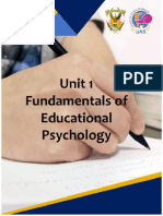 Unit 1 Fundamentals of Educational Psychology 2018