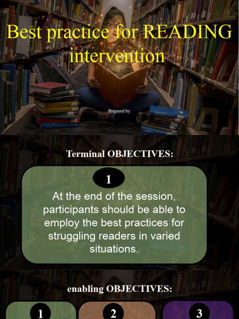 INSET Best Practices For Reading Interventions PDF Human Communication Applied Psychology