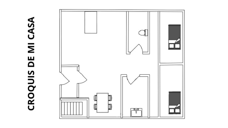 Croquis de Casa INTERIOR - SISFOH | PDF