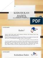 Kedudukan Hadits Kelompok 2 Helis Dan Affan