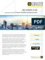 IEC 61000-4-30 Standardised Power Quality Measurement Information Sheet