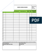 CEC-RE-SMA-16 Registro y Control de Visitas