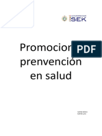 Promocion y Prevención. Camila Solano-Camila Luna