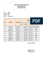 Jadwal Observasi Kelas Pengelolaan Kinerja Guru