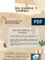 Critica Radical y Utopica