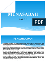 Part 7 Munasabah