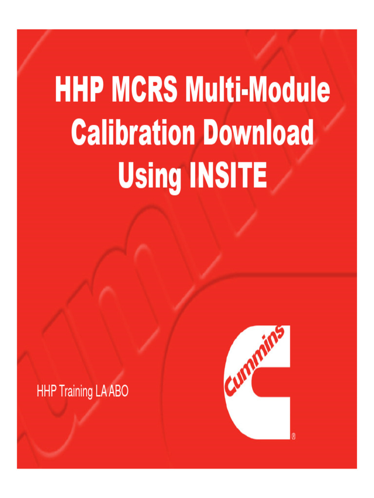 HHP MCRS Multi-Module Calibration Guide | PDF | Computing | Computer ...