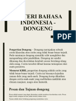 Materi Bahasa Indonesia - Dongeng
