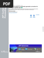 A Proposed Method of Systematic Geometric Correction For LAPAN-A4 Satellite Data