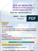BME 304 - Biomaterials - Lect 1
