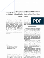 Radiographic Evaluation of Skeletal Maturation, - Angle Orthodontics, Vol. 52, Pp. 88-112, 1982 L.S. Fishman