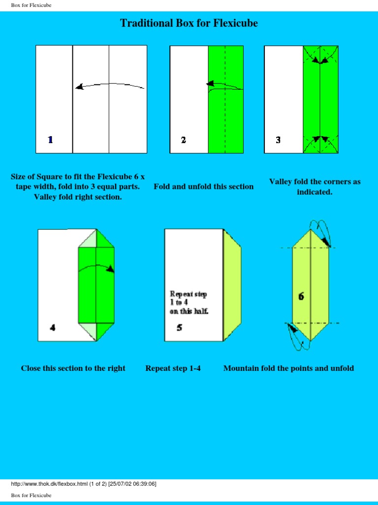 Step-by-Step Origami Box Instructions | PDF | Teaching Methods ...