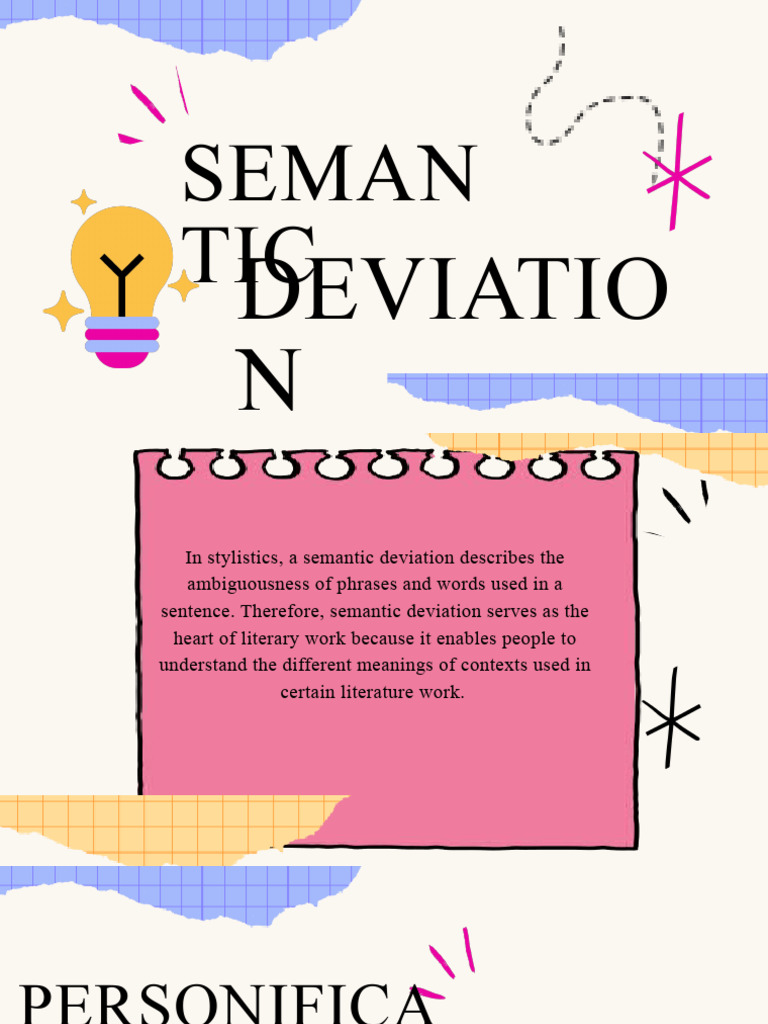Understanding Semantic Deviation in Stylistics | PDF | Poetry