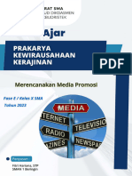 Modul Ajar Prakarya-Kerajinan - Merencanakan Media Promosi - Fase E