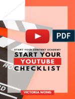 Start Your YouTube Checklist by VICTORIA WONG