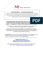 Laryngeal Mask Airway As An Alternative