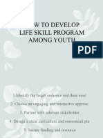 How To Develop Life Skill Program Among Youth