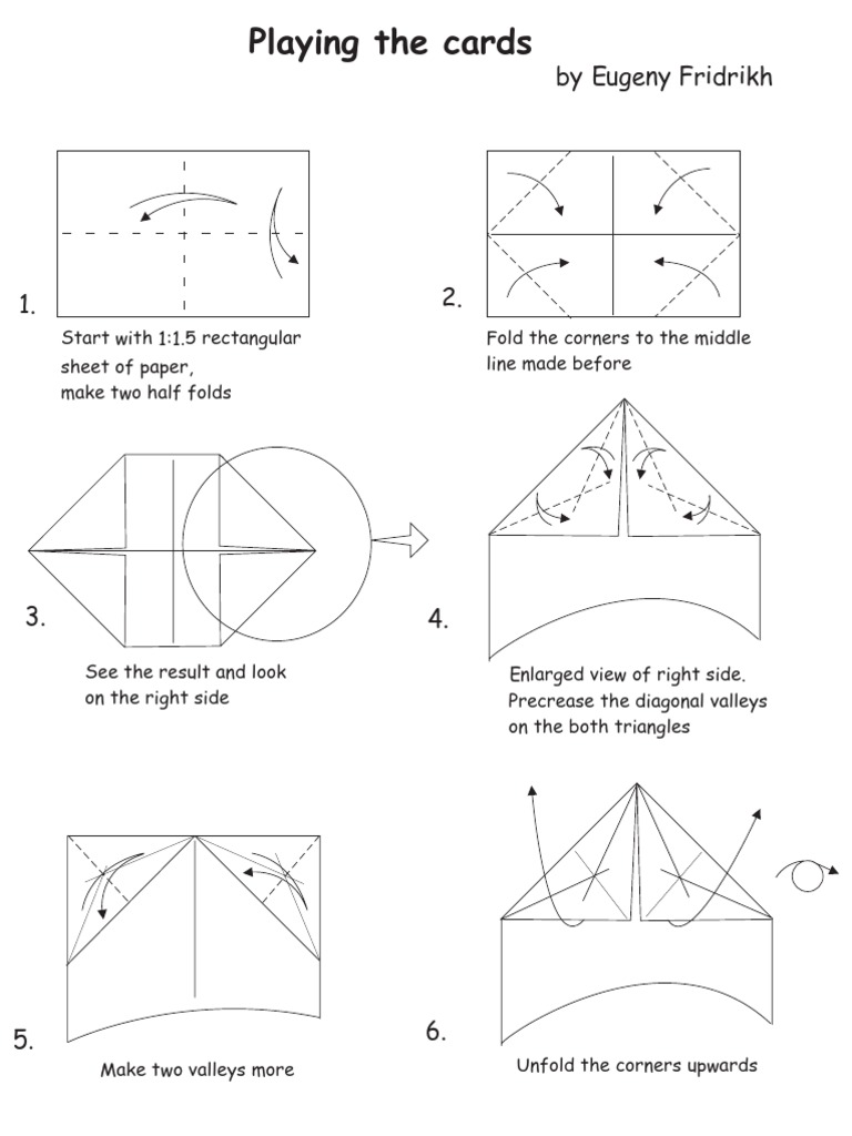 Origami Playing Cards Origami Popular Scholarship