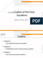Topic 4 Derivation of Flow Equations