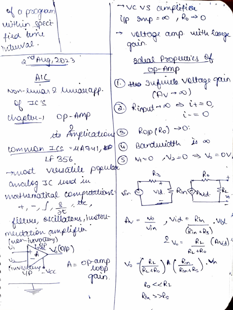 AIC Notes | PDF