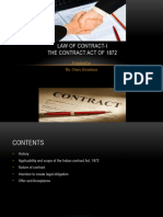 1 Law of Contract-I