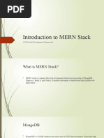 Introduction To MERN Stack