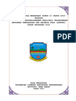 Peraturan Desa Mekarsari Nomor 001 Tahun 2023 Tentang Realisasi Anggaran Pendapatan Dan Belanja Desa Tahun Anggaran 2022