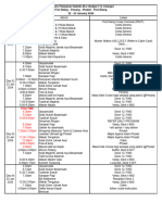 Tentatif 46.o Itinerary Pelayaran Islamik Costa Serena