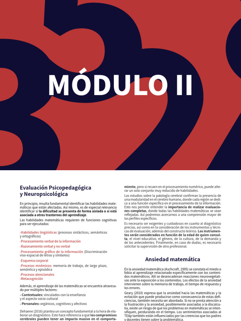 Manual Módulo 2 | PDF | Memoria | Aprendizaje