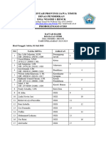 Daftar Hadir PPDB