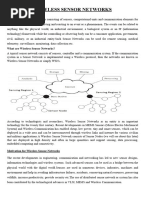 Wireless Sensor Network-Unit-1