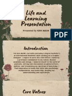 Life and Learning Presentation