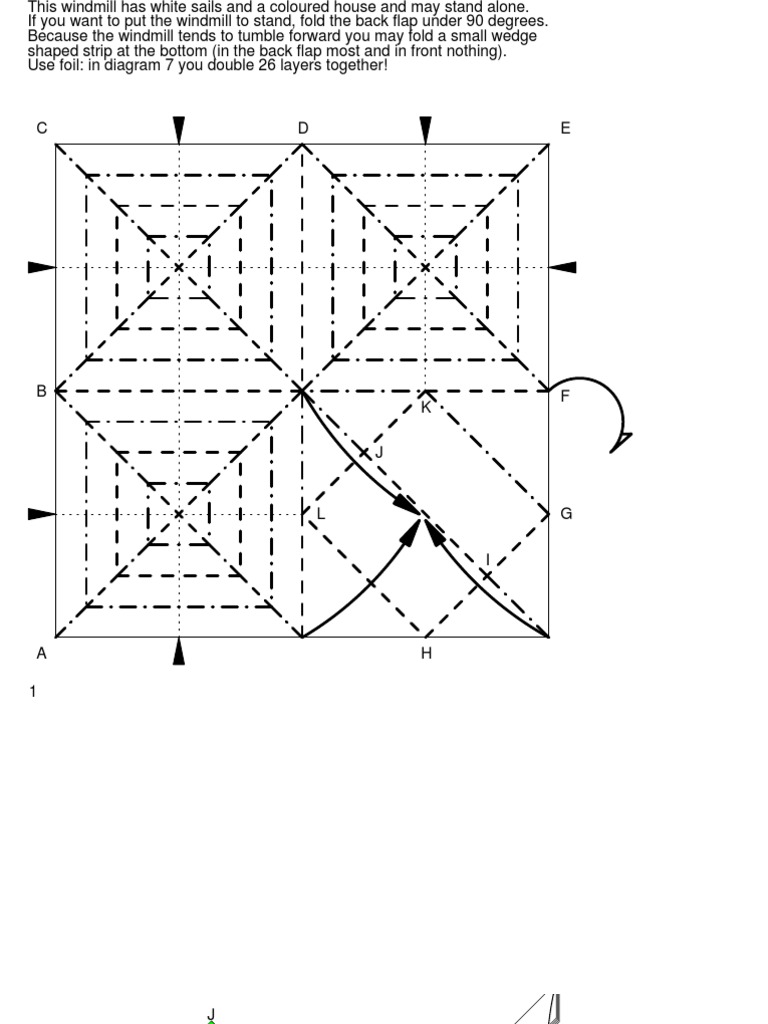 Origami - Windmill