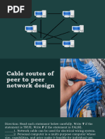 Introduction To Cable Routes in Peer To Peer Network Design