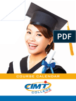 Cimt College Course Calendar