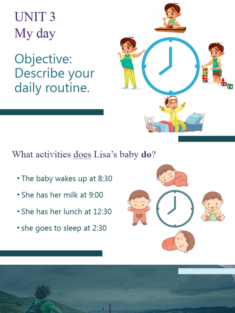 Daily Routine Activities Explained | PDF | Wellness