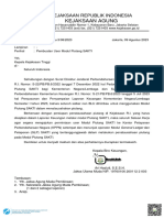 Surat Kepala Biro Keuangan B-574 - Pembuatan User Sakti Modul Piutang.