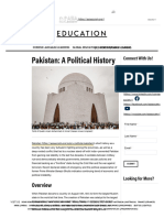 Pakistan - A Political History - Asia Society