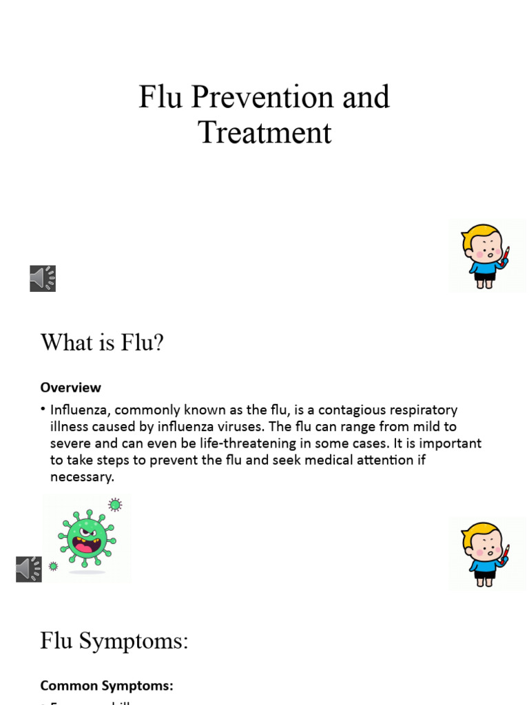 01flu Prevention and Treatment Plain Text | PDF | Wellness | Lifestyle