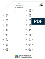 Simplifying Fractions 5