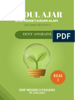 Modul Ajar 2 Ipa Kelas Vii - Zat Dan Sifatnya