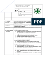 No. Dokumen:: Standar Operasional Prosedur Pemeliharaan Lemari Es