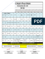 Final Examination 2023-2024 Time Table - 1